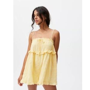 Urban Outfitters Ruffle Me Romper